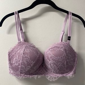 2 for $20 Victoria’s Secret Multi Way Lavender Lace Bra 34DD
